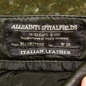 All Saints Pants - Leather women's pants All Saints Pants - Leather women's pants